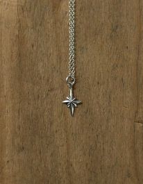 "Northern Star" sterling silver pendant necklace
