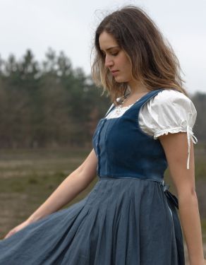 "Constanze" austrian dirndl alpen blue