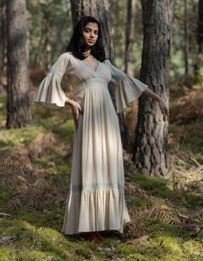 "Kaarina" maxi dress ceramic 