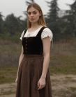 "Constanze" austrian dirndl dark oak